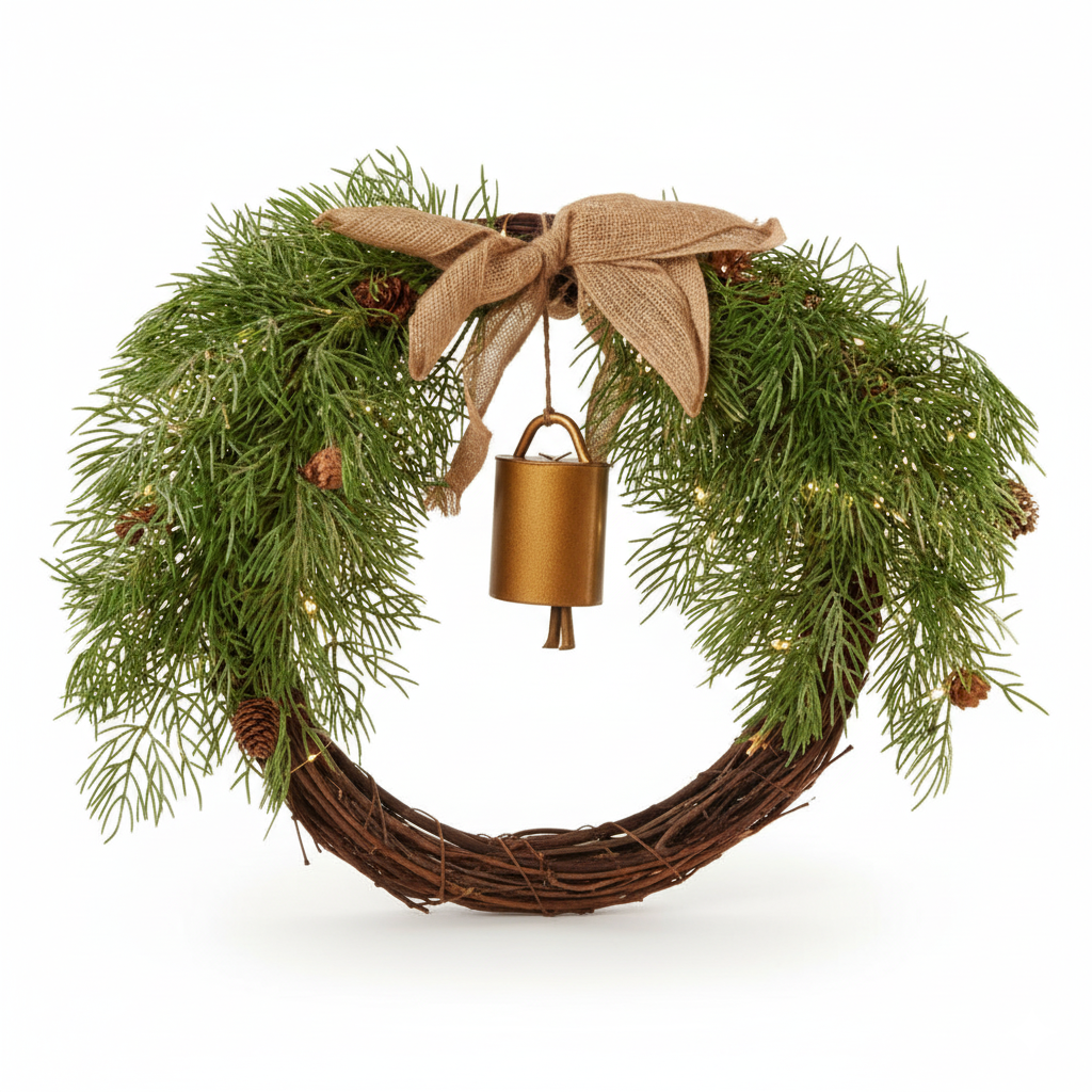 Wreath with Bell and Light