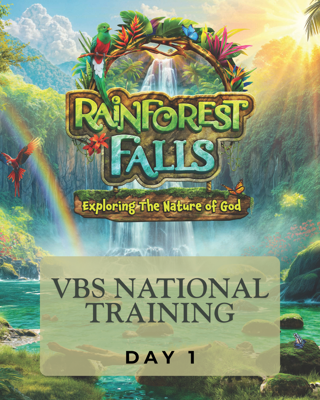Rainforest Falls VBS 2026 – National Training Pass