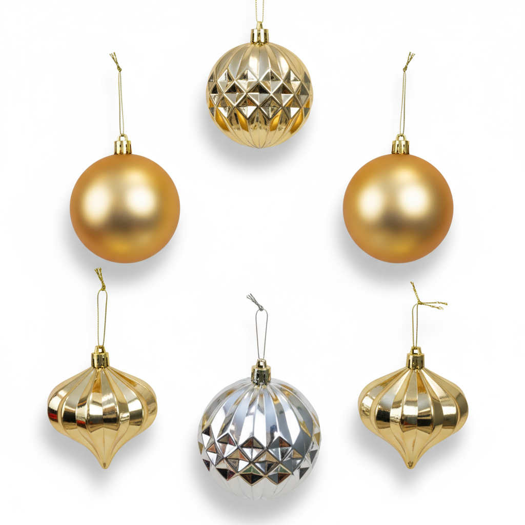 Champagne Christmas Ornaments