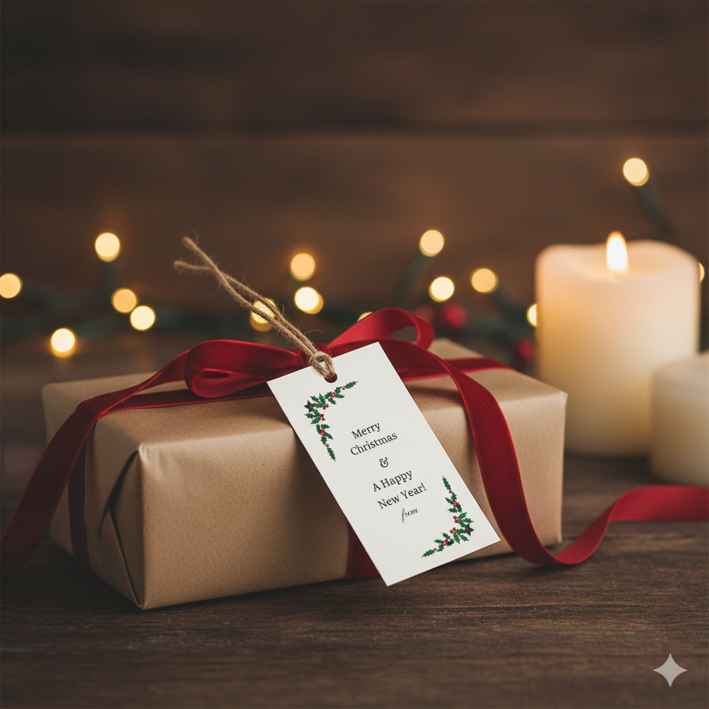 Holly Berry Gift Tag (set of 10)