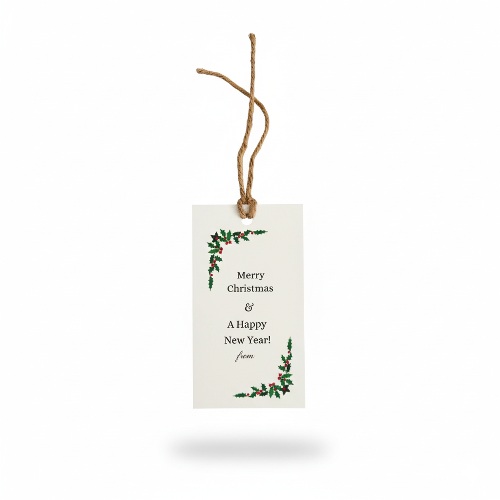 Holly Berry Gift Tag (set of 10)