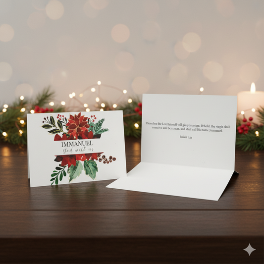 Immanuel Christmas Greeting Card