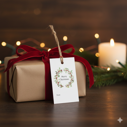 Merry Christmas Gift Tag (set of 10)