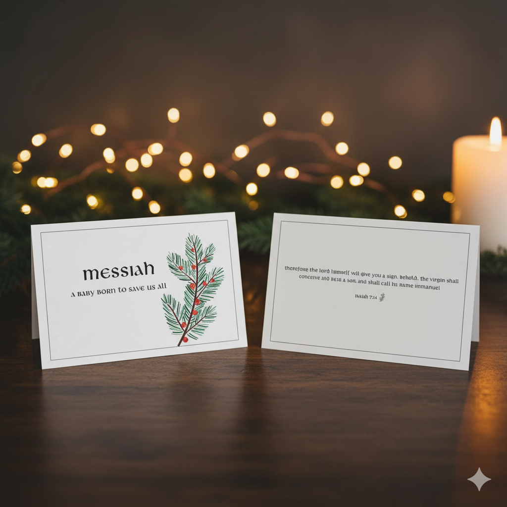 Messiah Christmas Greeting Card
