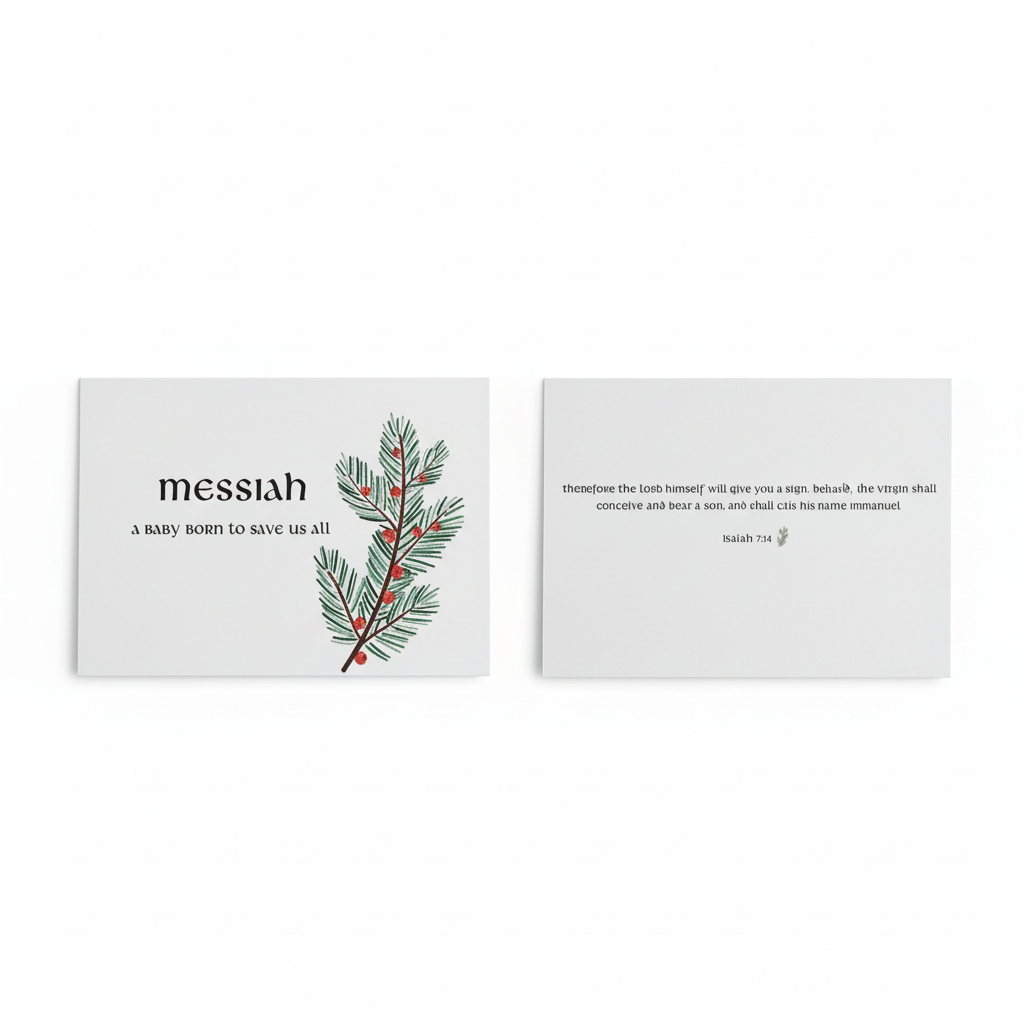 Messiah Christmas Greeting Card