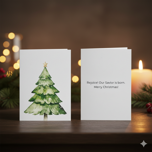 Tree Christmas Greeting Card