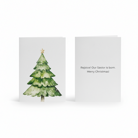 Tree Christmas Greeting Card